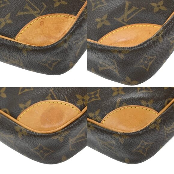 LOUIS VUITTON Danube Shoulder Bag Monogram Leather Brown France M45266 83EE779 - Picture 7 of 16